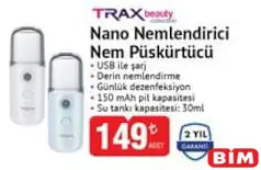 TRAX BEAUTY NANO NEMLENDİRİCİ NEM PÜSKÜRTÜCÜ